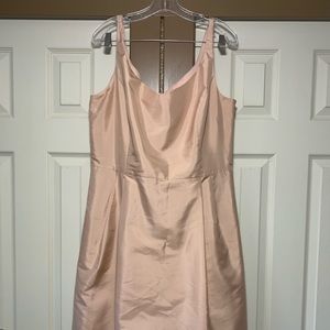 Champagne Pink Pleated Sheath-100% Silk!